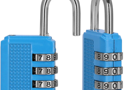 Hangslot - Slot - 3 Cijferig - Bagage - Donker Blauw