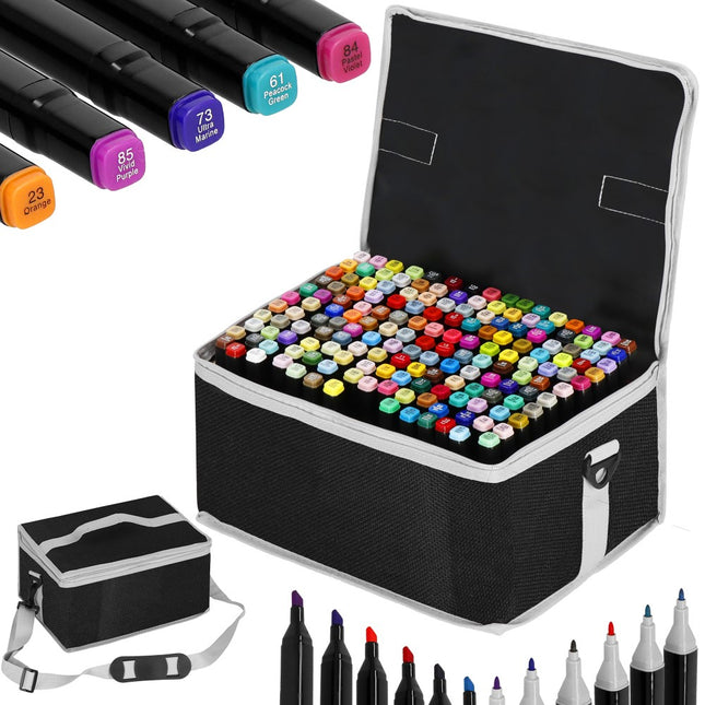 Twinmarkers | Alcohol Markers | Stiften Voor Volwassenen | 168 Stuks | Multicolor