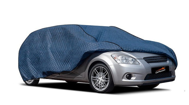 Pillow Autohoes - Beschermhoes - Waterdicht - Vorstbestendig - Maat M - 3 laags - Blauw - 380 Cm