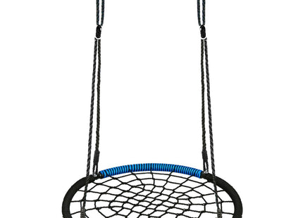 Nestschommel | Kinderschommel | Ø100 CM | Max 150 KG | Blauw/Zwart