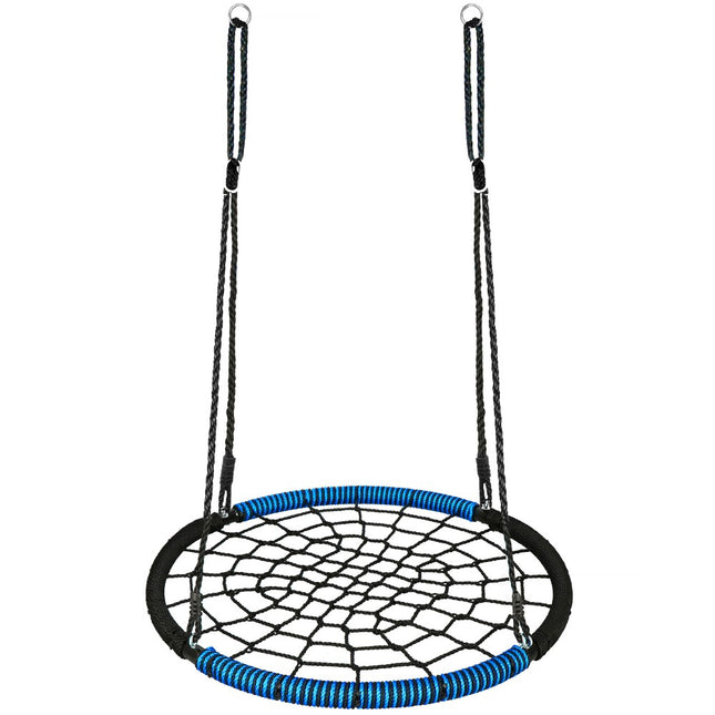 Nestschommel | Kinderschommel | Ø100 CM | Max 150 KG | Blauw/Zwart