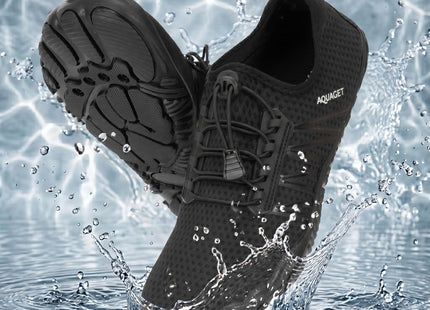Waterschoenen - AQUA Shoes - Sneldrogend - Rubber - Unisex - Zwart - Maat 43