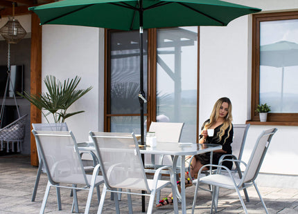 Parasol | Parasols | Kantelbaar | Met Ventilatie | Groen | 260 cm