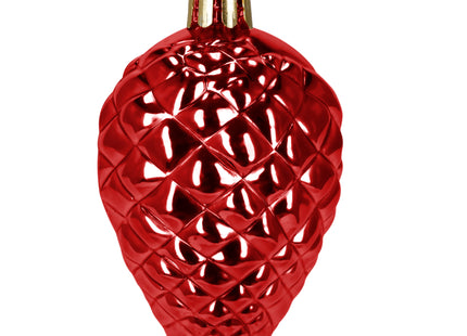 Kerstballen | 100 Stuks | Rood Tinten | Onbreekbaar