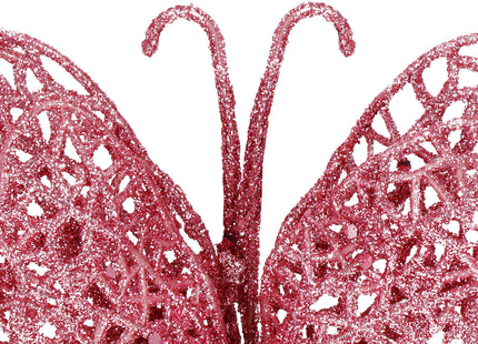 Kerstboomhanger Vlinders | Kunststof | Roze