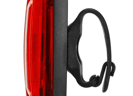 Fietslamp - Fietslicht - Fietsverlichting - Achterlicht fiets - LED - USB - Zwart/Rood