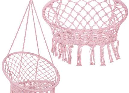 Hangstoel | Binnen & Buiten | Belastbaar tot 150 kg | 120 x 79 cm | Roze