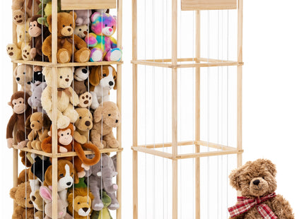 Speelgoedorganizer - Opbergen - Speelgoed - Grenenhout - 136 Cm
