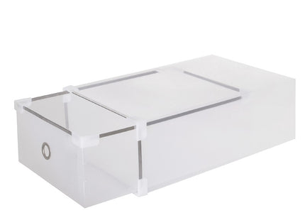 Schoenenbox | Sneakerbox | Kunststof | Transparant | 1 Stuk | 31 x 20,5 x 11 cm