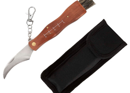 Paddenstoelenplukset 4-delig – Opvouwbare Paddenstoelenmand met Mes, Tas en Hoed – Paddenstoelen Verzamelset – Zwart