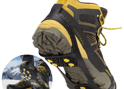 Sneeuwgripzolen Voor Wandelschoenen - Spikes voor Schoenen - Anti Slip - Zwart - 35-38