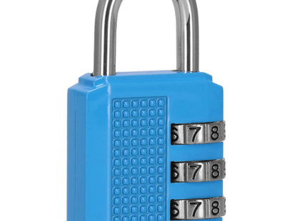 Hangslot - Slot - 3 Cijferig - Bagage - Donker Blauw