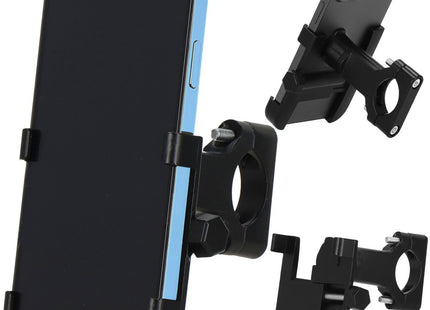 Telefoonhouder Fiets | Telefoonhouder | Fietsbevestiging 360 ° | Zwart