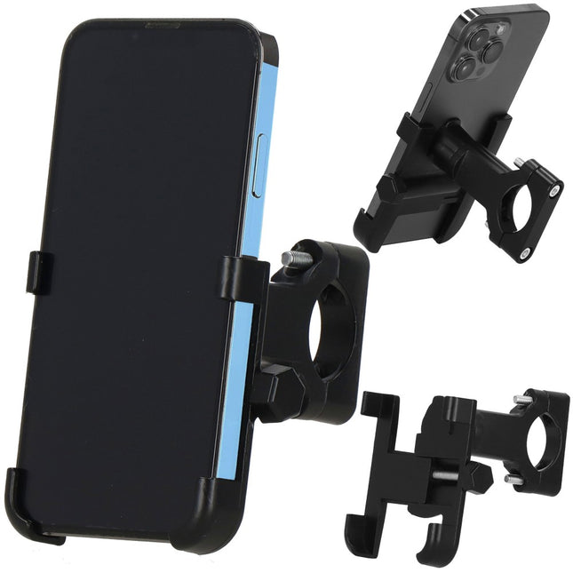 Telefoonhouder Fiets | Telefoonhouder | Fietsbevestiging 360 ° | Zwart