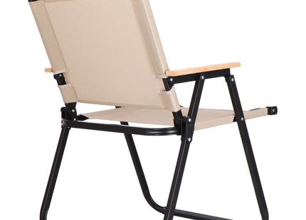 Campingstoel | Inklapbaar | Metaal | Beige