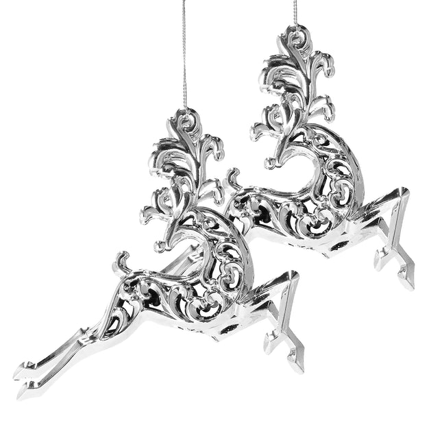 Kersthanger | Kerstboomhanger |Rendier |  2 Stuks | 13 cm