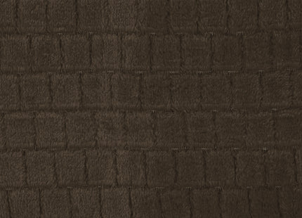 Plaid | Sprei | Deken | 170 x 210 cm | Pluche | Bruin