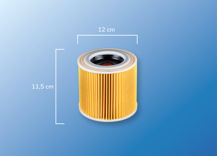 SQOON® Filterset geschikt voor Kärcher WD1, WD2, WD3 - Gelijk aan model: 6.414-552.0 / KFI 3310- 3 stuks