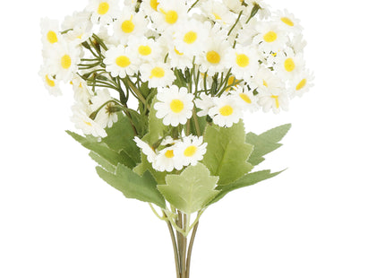 Kunstboeket - Sierboeket - Decoratief - 5 Takken - Decoratief - 75 Bloemen - 33.5 cm