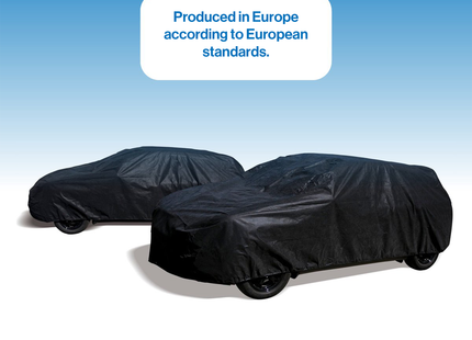 CarPassion Classic Autohoes - Beschermhoes - Waterdicht & Vorstbestendig - Maat XL - Zwart - 485 x 137 x 150 cm