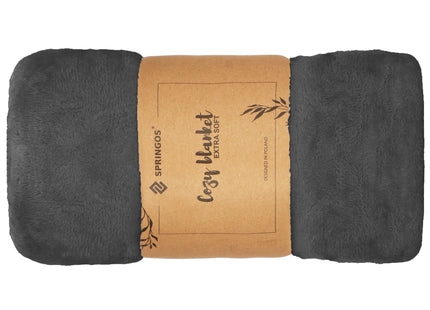 Fleece Deken | 70 x 160 cm | Grafiet