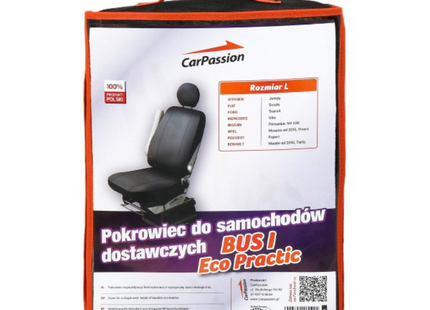 Autostoelhoes - Autostoelbeschermer - Stoelhoes - Bescherming - Kunstleder - Zwart - Maat L