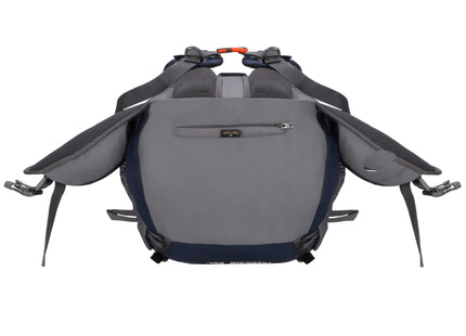 Backpack - Rugzak - Multifunctioneel - Kamperen - Reizen - Regenhoes - Fluitje - 60 Liter - Grijs/Blauw