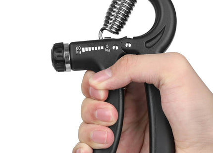 Handtrainer | Handknijper | Zwart/Grijs | 5- 60 Kg