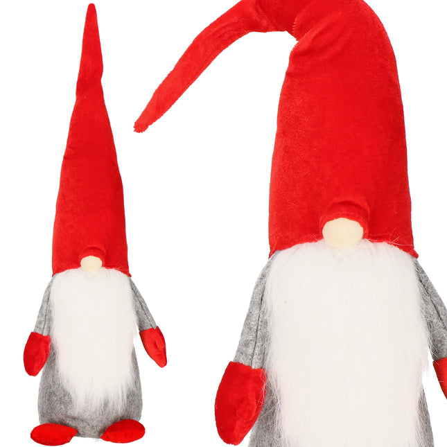 Kerstkabouter | Kerstdwerg | Kerstversiering | 1 Stuk | 55 cm