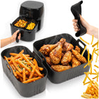 Siliconenvorm Geschikt voor Airfryer -  1,5/3 L - Set van 2 - 220 °C - Siliconen