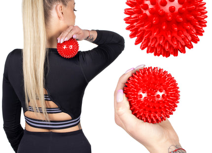 Massage Bal - Triggerpoint Bal - Massage - Massage Accessoires - Rood - 8.5 cm