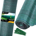 Zichtbreeknet | Zichtdoek | Privacynet | Schaduwdoek | Rol 1,5 x 10 m | 90 % Schaduw | 140g/m² | Groen