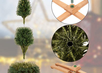 Luxe Kunstkerstboom | Green Pine | 240 cm | Zonder Verlichting | Royal Trees | Opbergtas