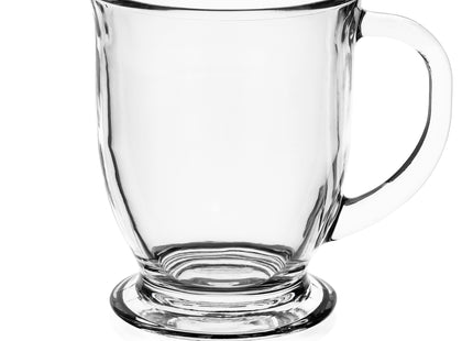 Koffie- en theeglazen Set van 6 - Handvat - 400 ML