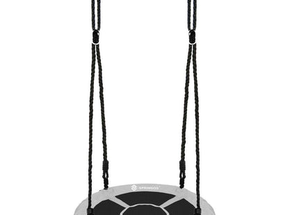 Nestschommel | Kinderschommel | Ø110 CM | Max 150 KG | Grijs/Zwart