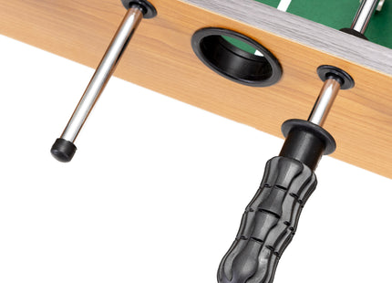 Voetbaltafel - Tafelvoetbal - Tafelvoetbalspel - 2 Ballen - Scoreteller - Hout - 69x61x35 cm -