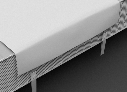 Matraswig - Bedbinder - Liefdesbrug -Matraswig Met band - Matras Binder - Universeel - Wit