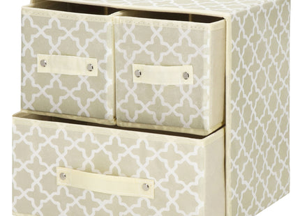 Organizer - Kledingkast - 4 Containers - Beige
