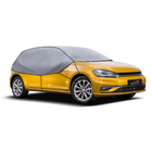 CarPassion Autohoes - Half Cover - Beschermhoes - Waterdicht & Vorstbestendig - Maat M/L - Grijs - 295 x 75 cm