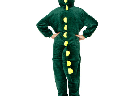 Onesie Draak | Kinderen | Maat 130/140 | Groen