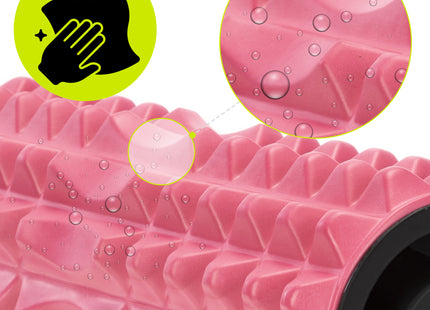 Foamroller | Foam Roller | Medium Hardheid | Triggerpoints | 33 cm | Roze