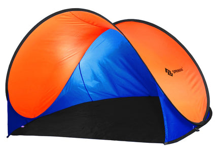 Strandtent | Pop-Up Strandtent | UV Filter | Inclusief Draagtas | 120 x 150 x 110 cm | Blauw/Oranje