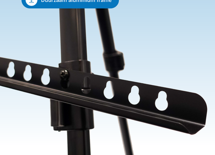 Muntel® Schildersezel - Inklapbaar &amp; Verstelbaar - Inclusief Draagtas - Tot 168 cm