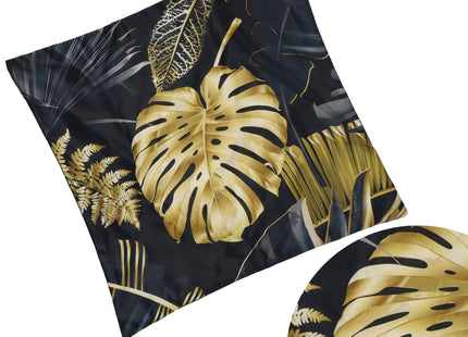 Sierkussenhoes | Kussenhoes | Kussensloop | Woonaccessoires | 40 x 40 cm | 1 Stuk | Bladmotief