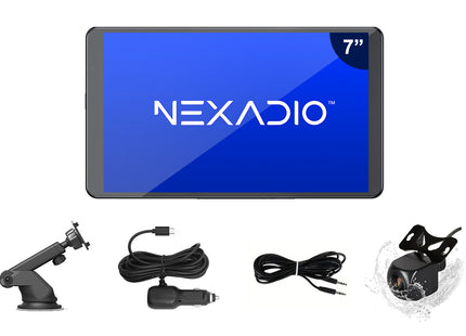 NexAdio® Carplay Scherm - Apple Carplay & Android Carplay - Touchscreen - Inclusief Achteruitrijcamera - FM Transmitter - Aux Aansluiting - 7 Inch