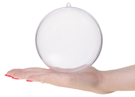 Hobby/DIY Kerstbal | 1 Stuk | 11 cm | Transparant