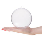 Hobby/DIY Kerstbal | 1 Stuk | 11 cm | Transparant