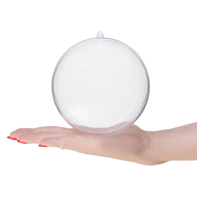 Hobby/DIY Kerstbal | 1 Stuk | 11 cm | Transparant