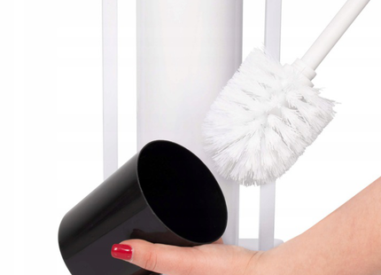 Toiletbutler | Toiletrolhouder | Toiletborstel met houder | Toiletaccessoire | Wit