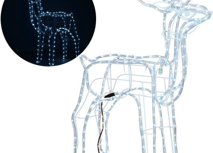 Rendier | 216 LED Lampjes | Koel Wit